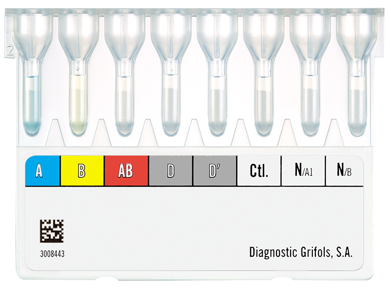 DG Gel Cards Column Agglutination Technology Grifols