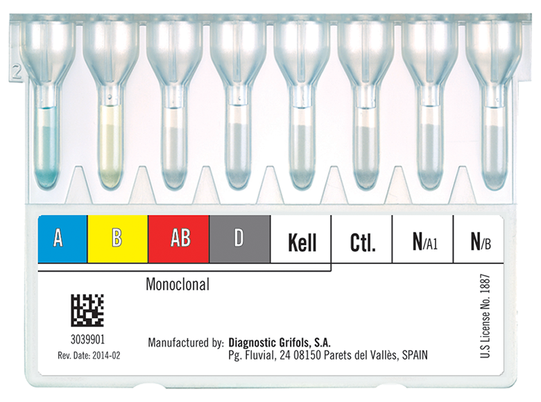 DG Gel 8 ABO/Rh + Kell
