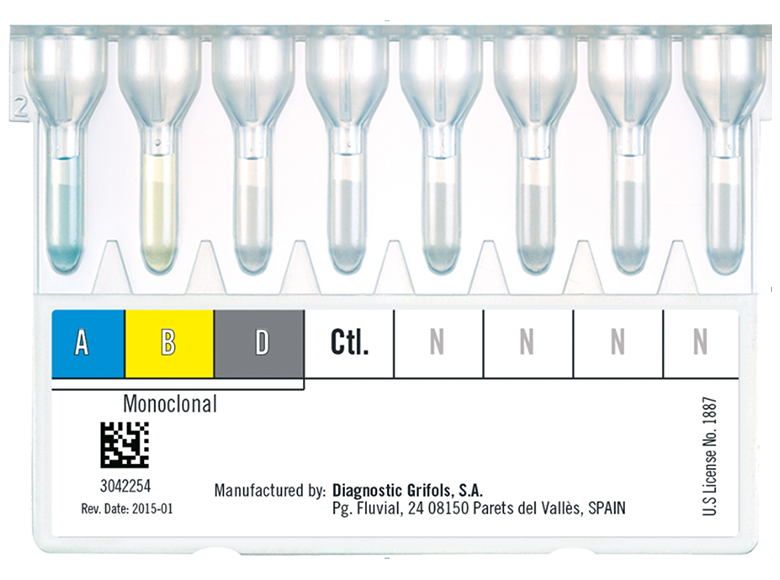 DG Gel 8 ABO/Rh