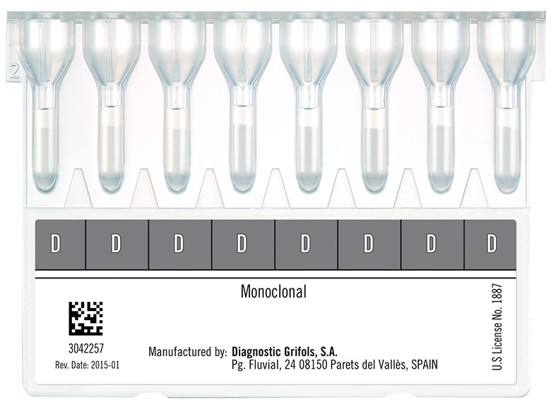 DG Gel 8 Anti-D (x8)