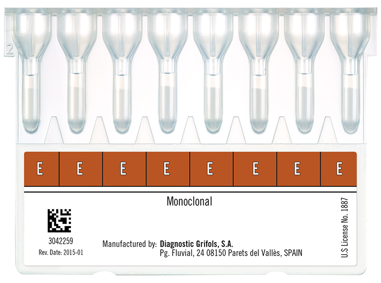 DG Gel 8 Anti-E (x8)