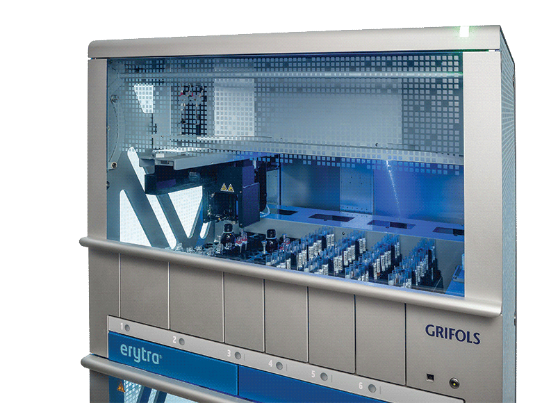 Erytra Automated Blood Typing System DG Gel Grifols