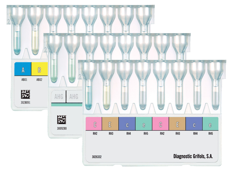 DG Gel Cards Column Agglutination Technology Grifols