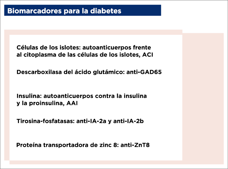 Biomarcadores para la diabetes